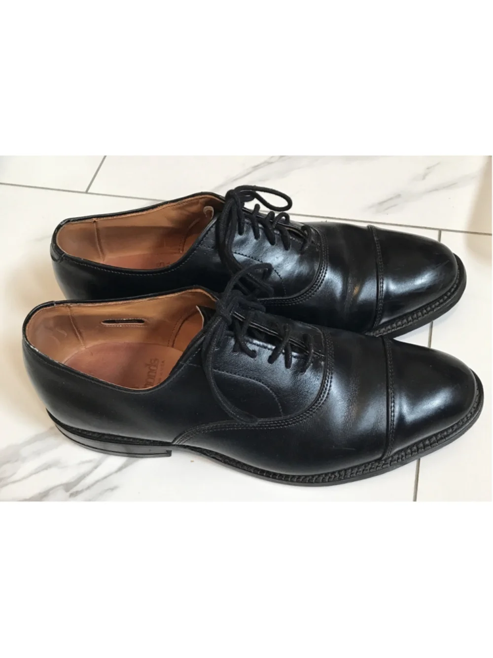 Allen Edmonds Park Avenue Cap-toe Oxford Men's Dress Shoe Size US 6.5 D Preowned